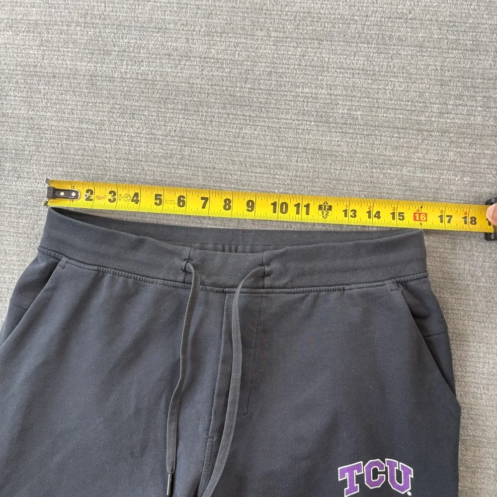 Lululemon Soft Jersey Jogger Men L Black Texas Christian University TCU Athletic